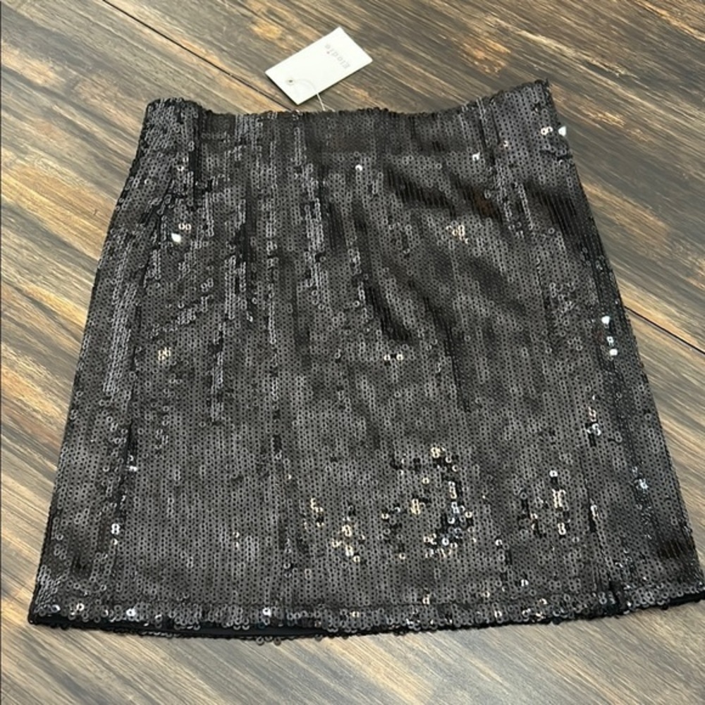 Sequin Black Skirt